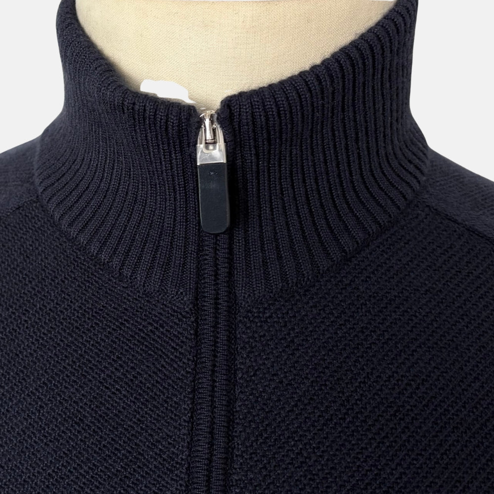 Navy Cashseta Cardigan