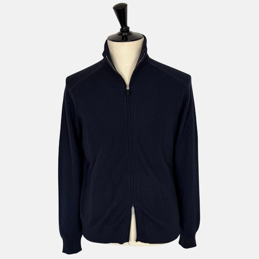 Navy Cashseta Cardigan