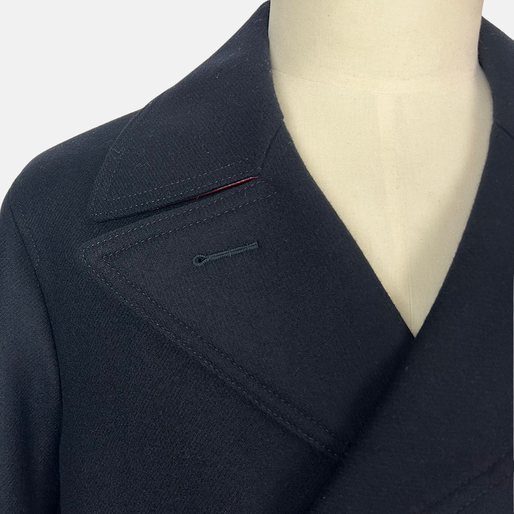 Navy Wool Caban