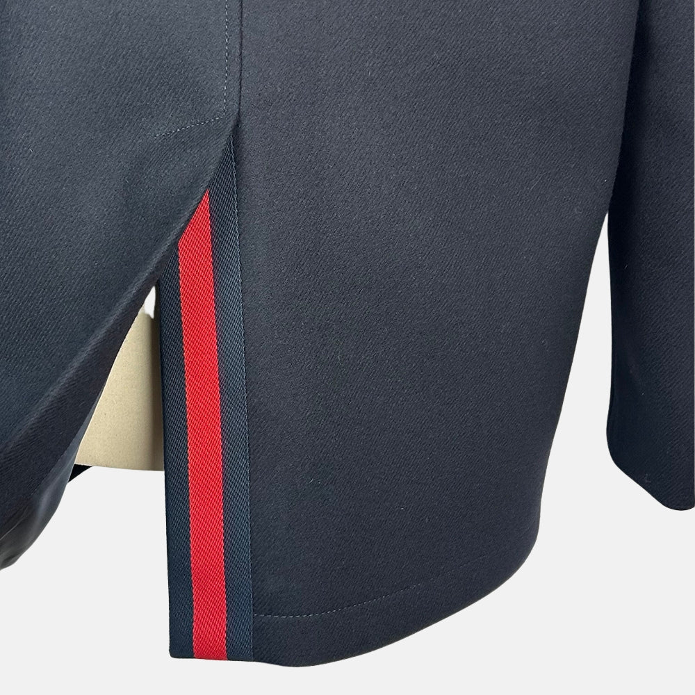 Navy Wool Caban
