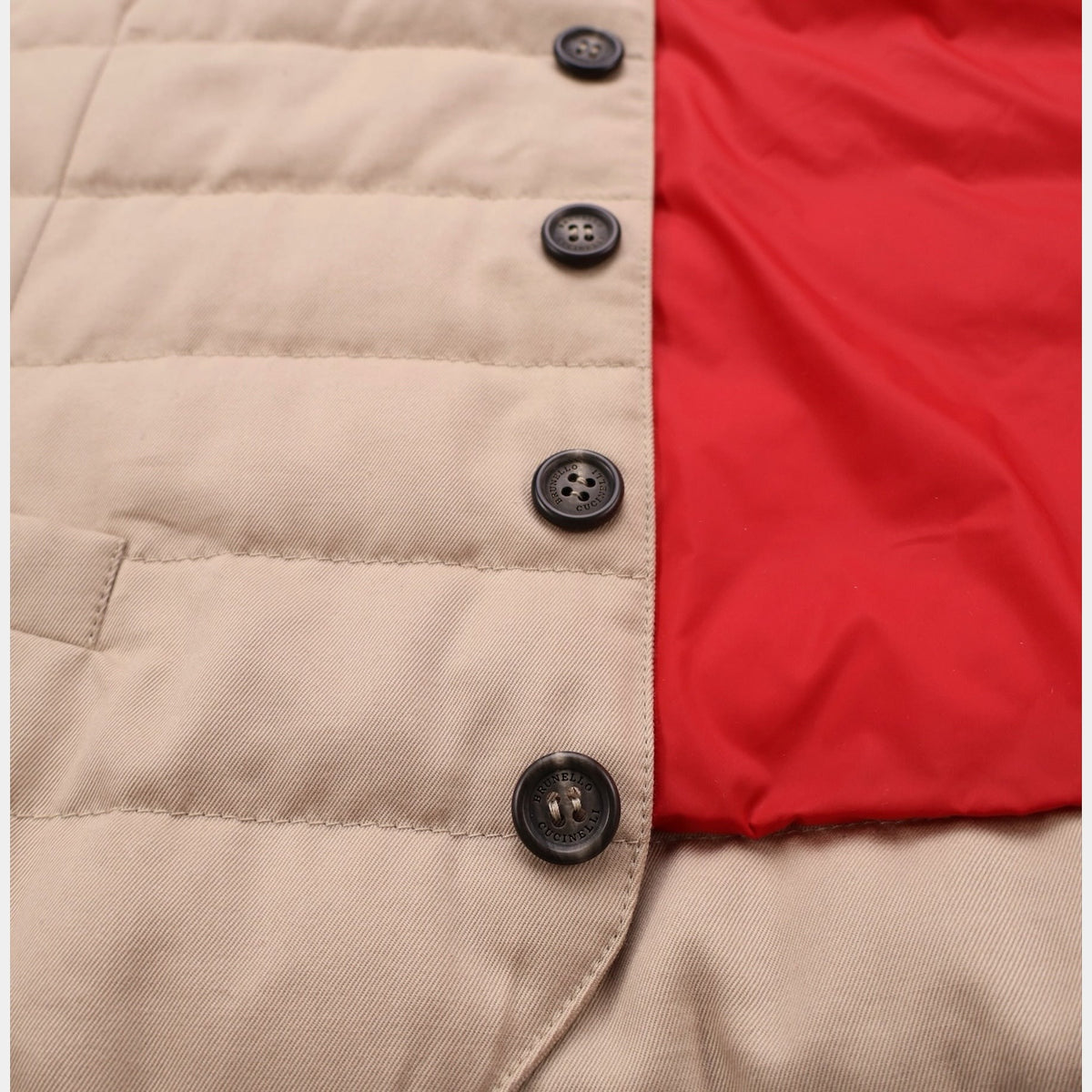 Down Gilet Beige