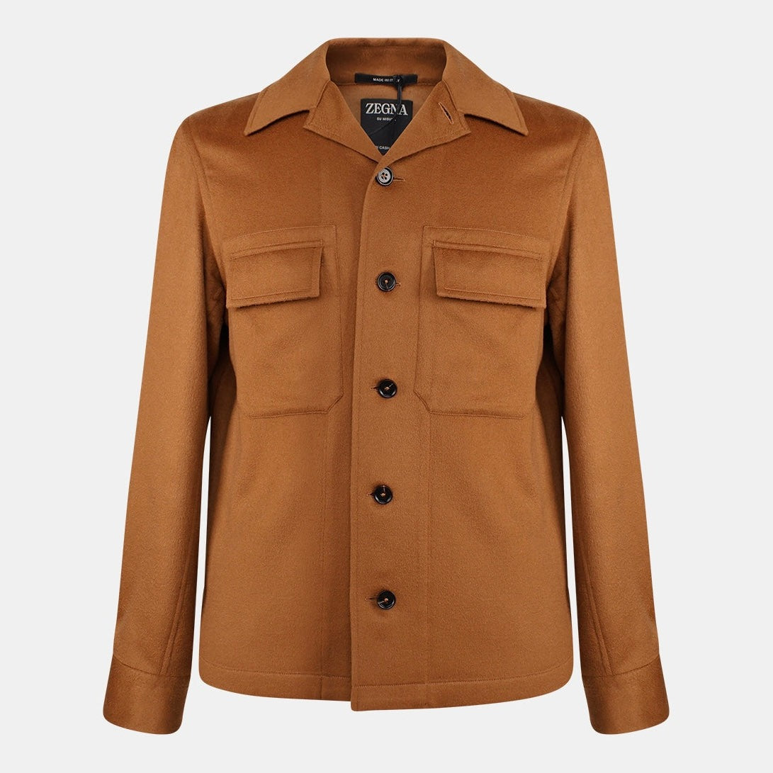Oasi Cashmere Alba Overshirt Foliage