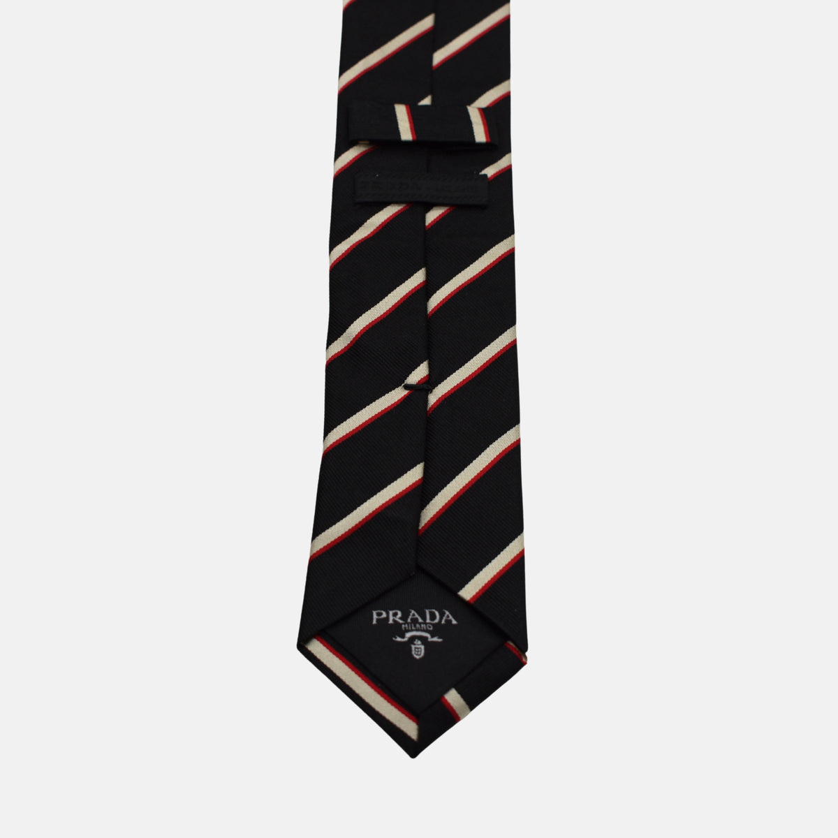 Multicoloured Striped Tie made of Silk