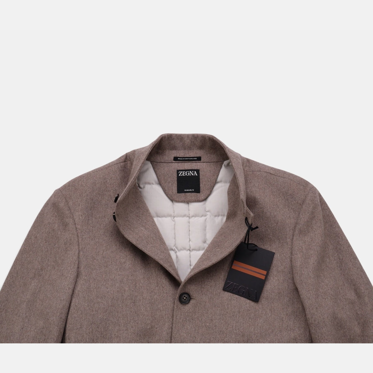 Zegna 15-mil-15 Merino Il Conte Jacket Beige (EU 48)