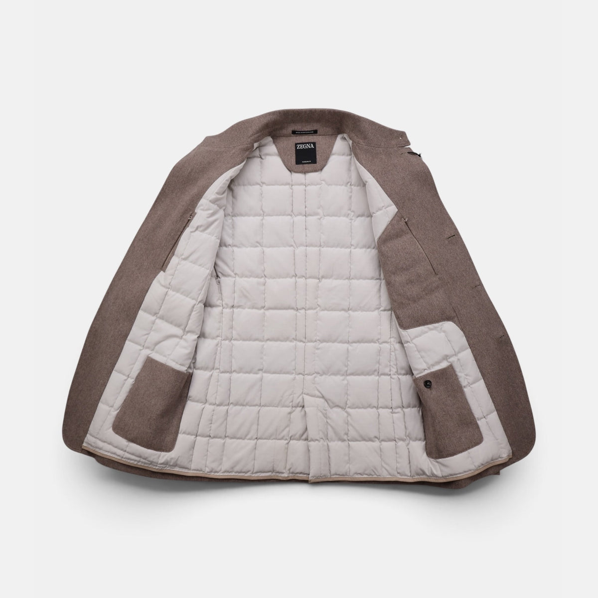 Zegna 15-mil-15 Merino Il Conte Jacket Beige (EU 48)