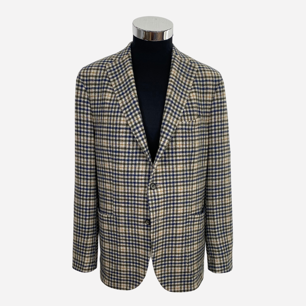 Multicolored Blazer made of Wool/Cashmere (EU 48, 52)