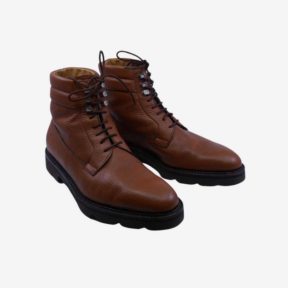 Tan Boots made of Leather (EU 40)
