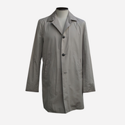 Beige/Light Grey Coat made of Cotton/Wool/Silk (EU 50)