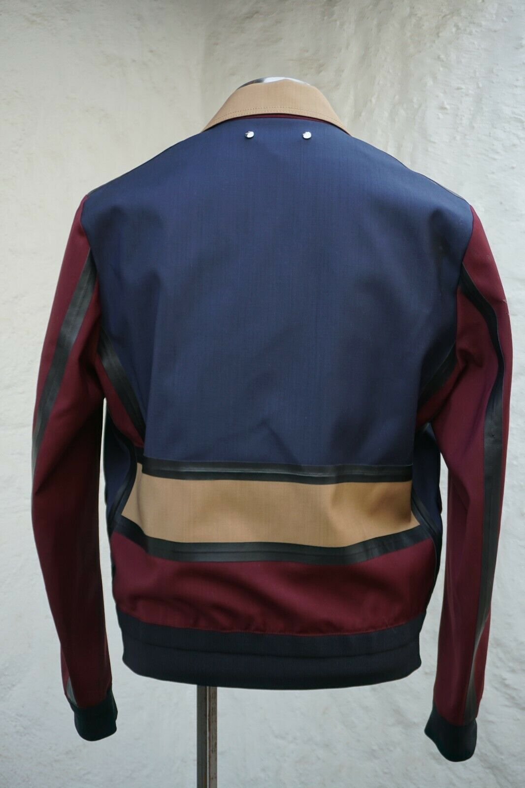 Multicolored Blouson made of Wool/Leather (EU 48)