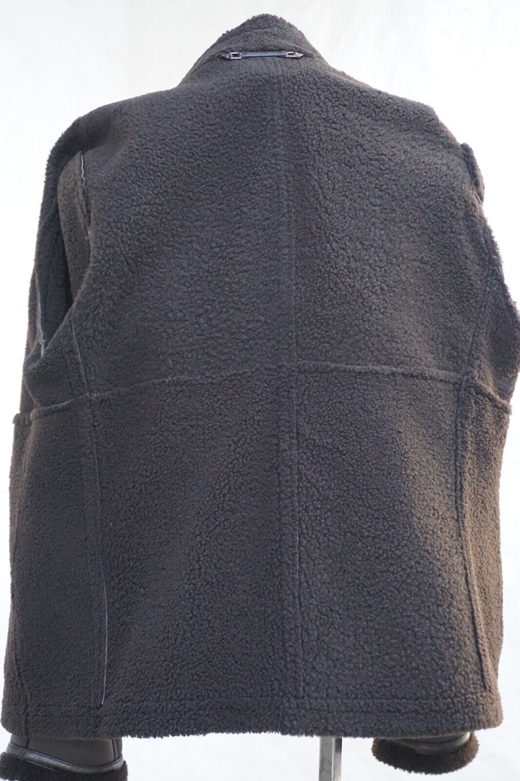 Brown Shearling Jacket made of Leather (EU 52)