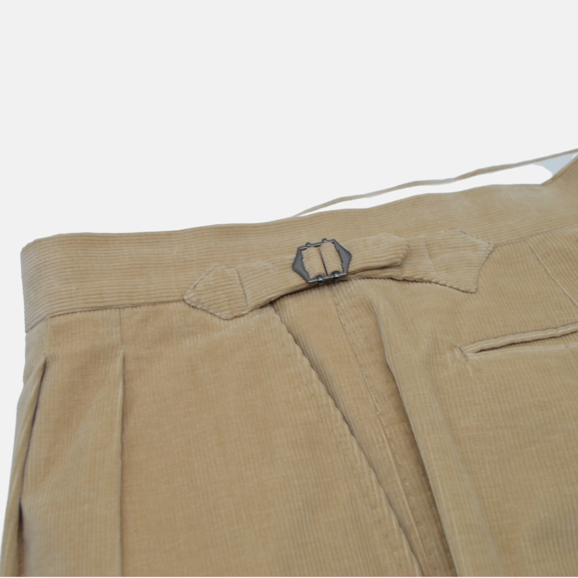 Beige Corduroy Suit made of Cotton (EU 56)