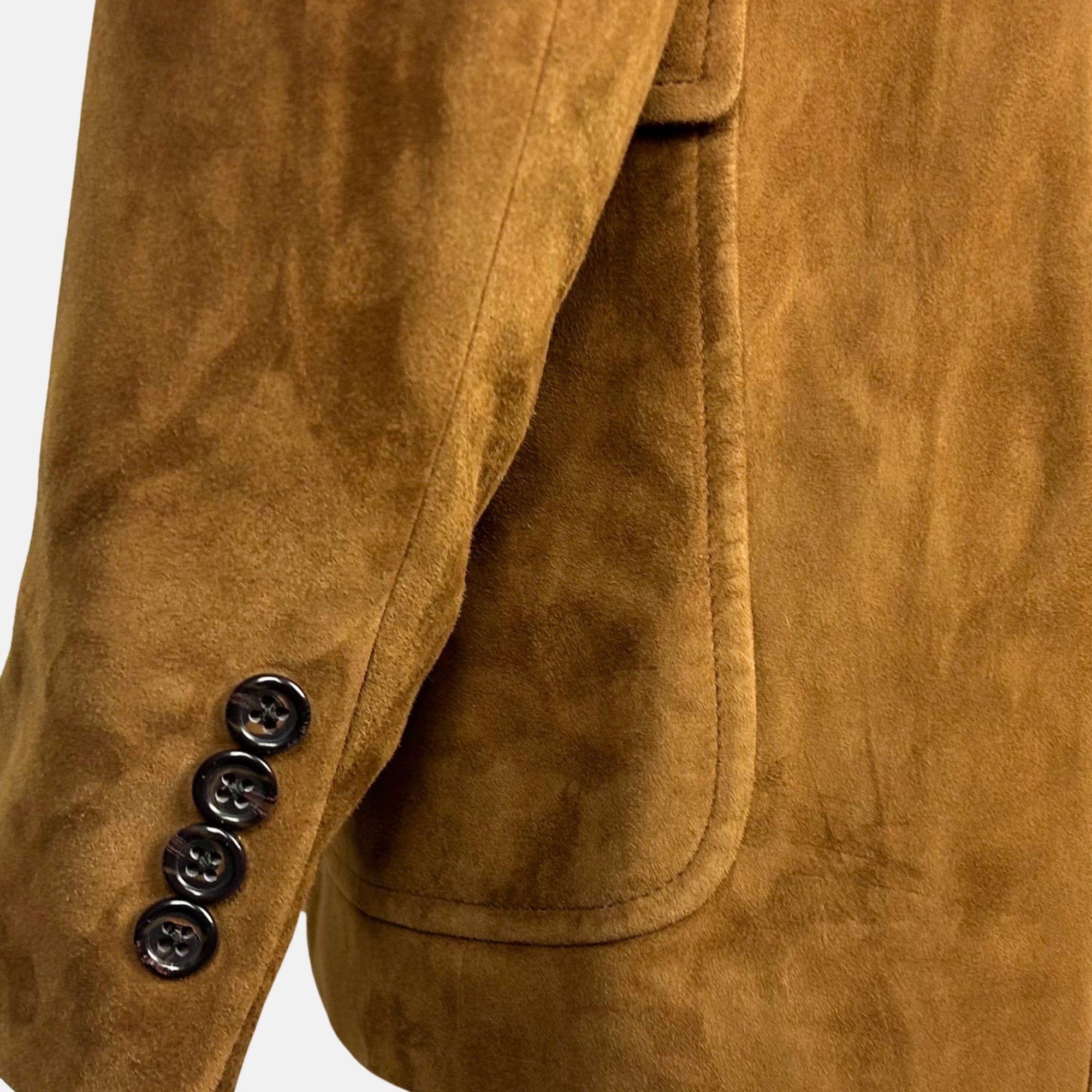 Brown Jacket made of  Lamb Suede (EU 48)