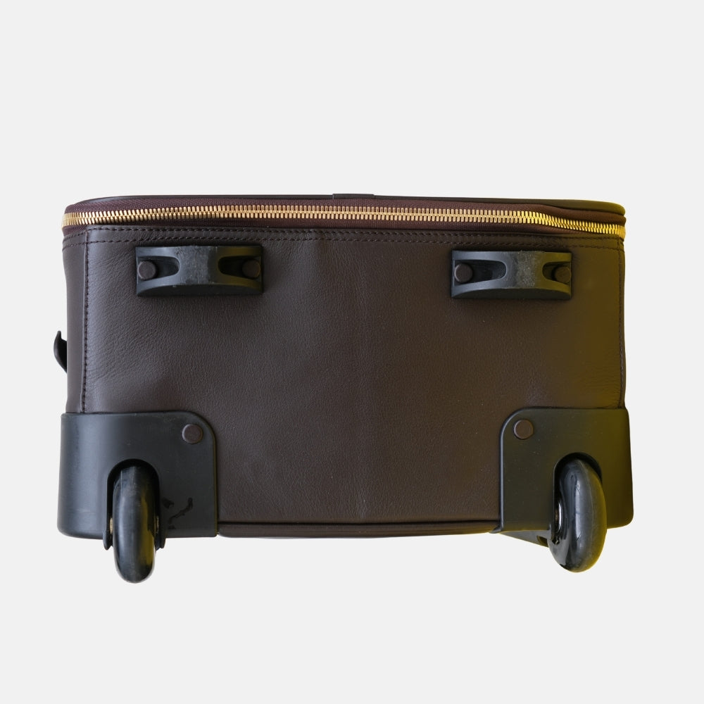 Brown Leather Trolley