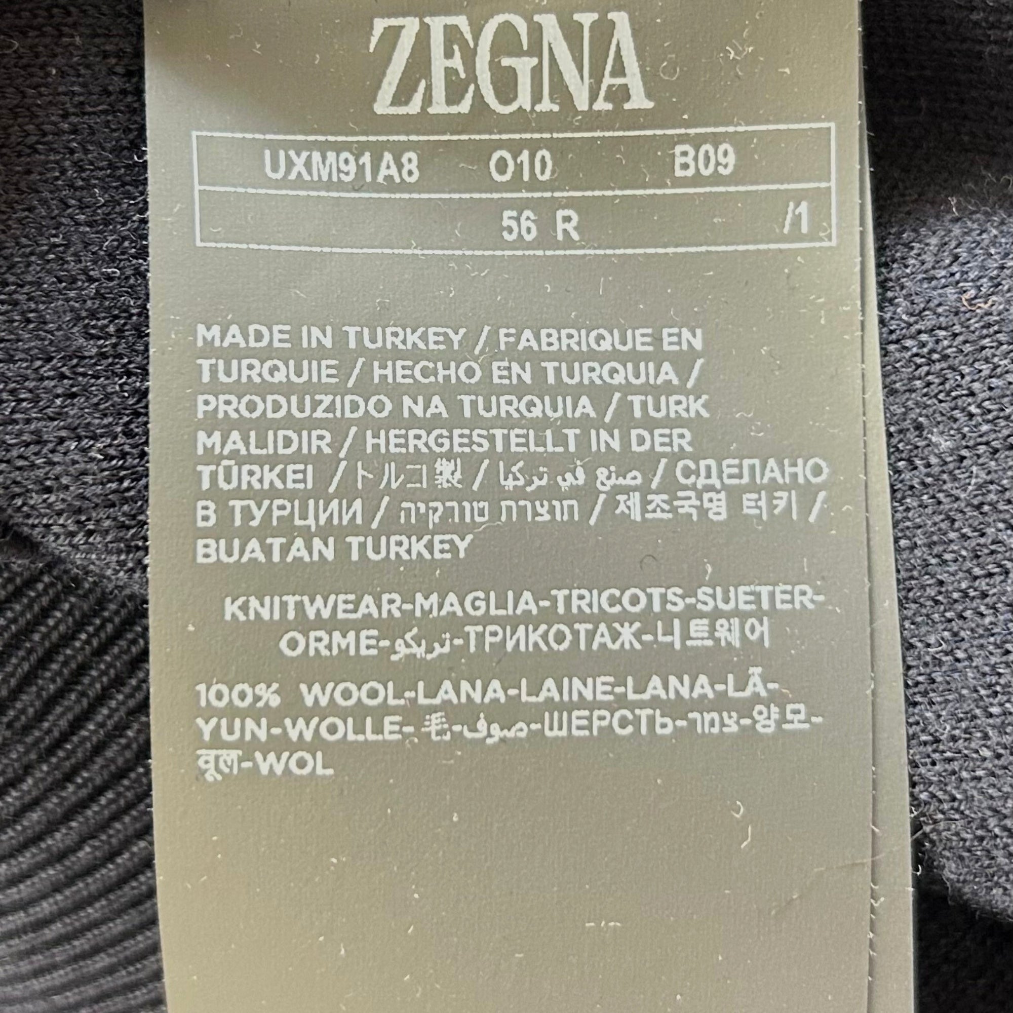 Navy Sweater made of Wool (EU 56)