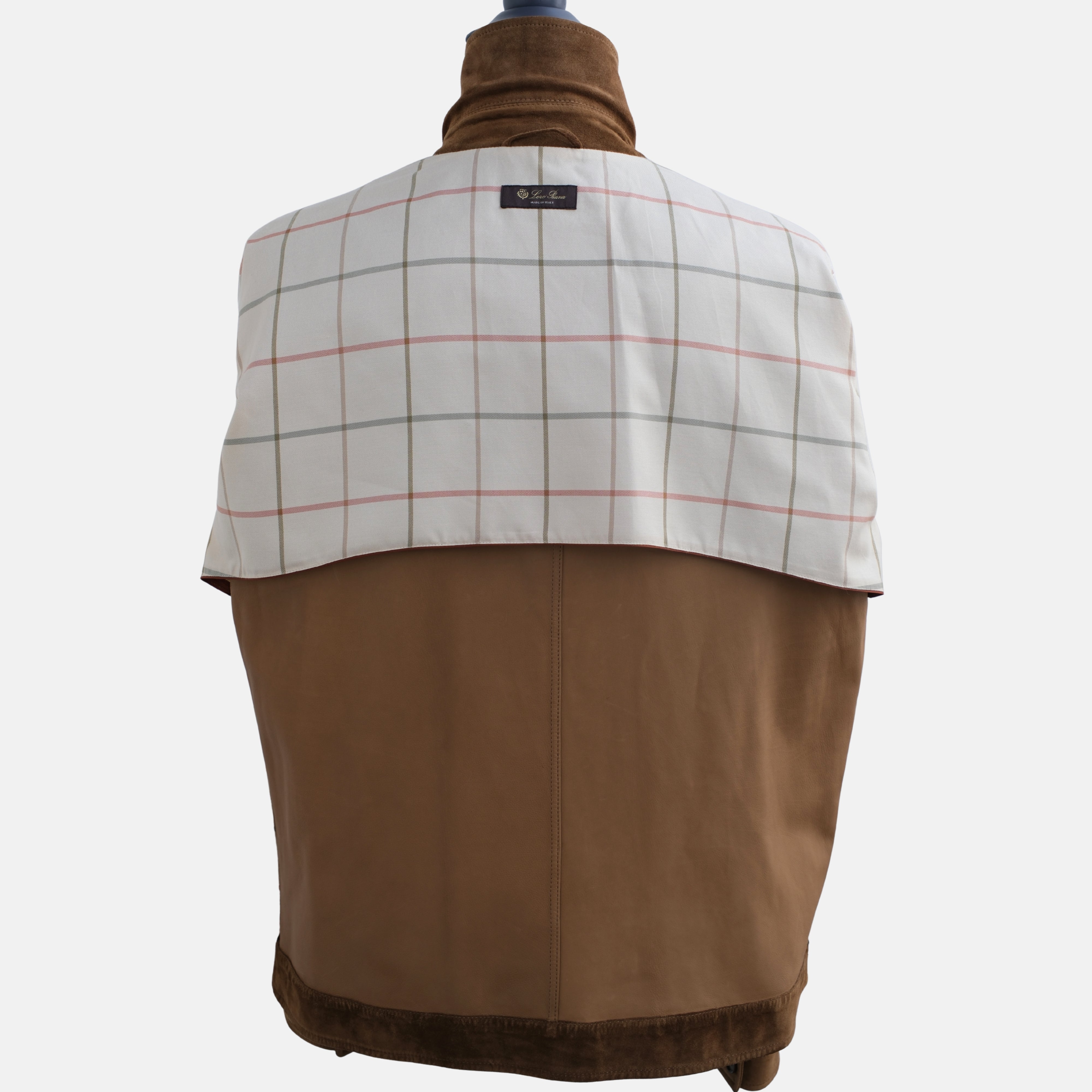 Brown Trucker Jacket made of Suede (XXL)