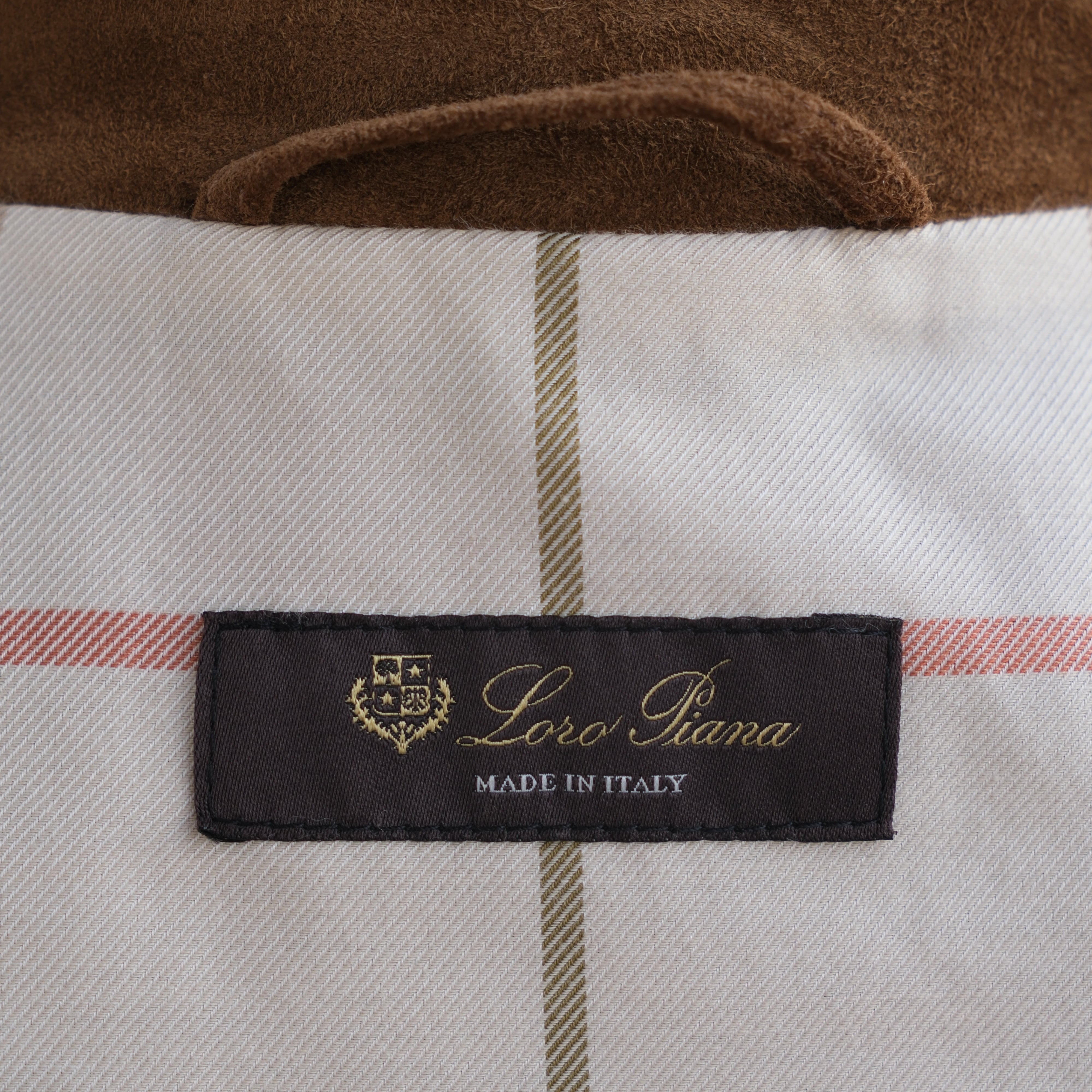 Brown Trucker Jacket made of Suede (XXL)
