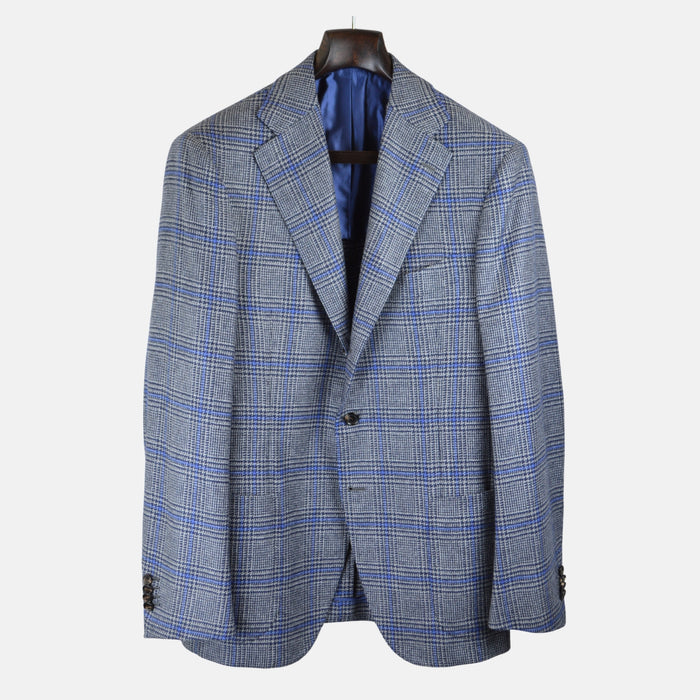 Blue/Grey Blazer made of Cashmere (EU 52)