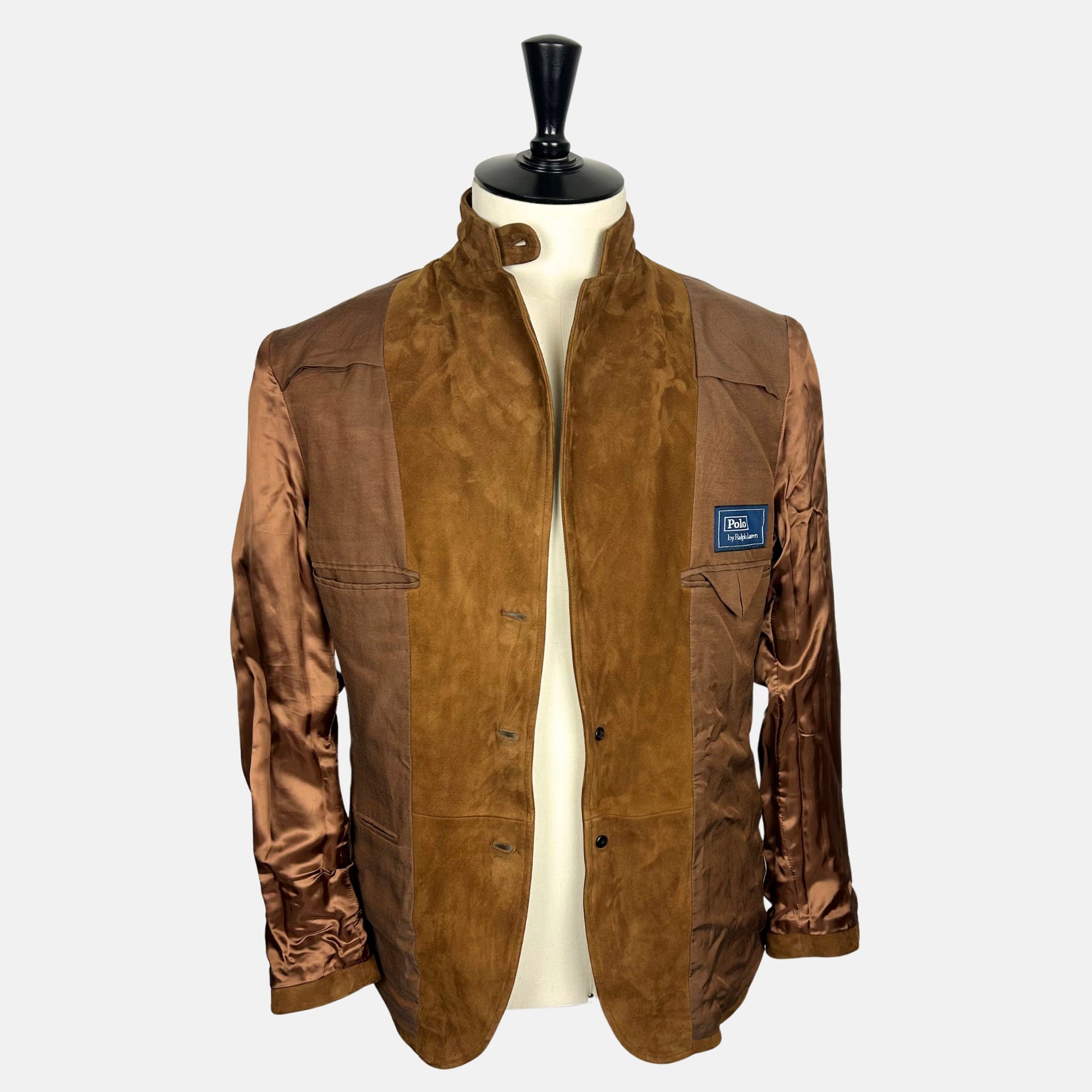 Brown Jacket made of  Lamb Suede (EU 48)