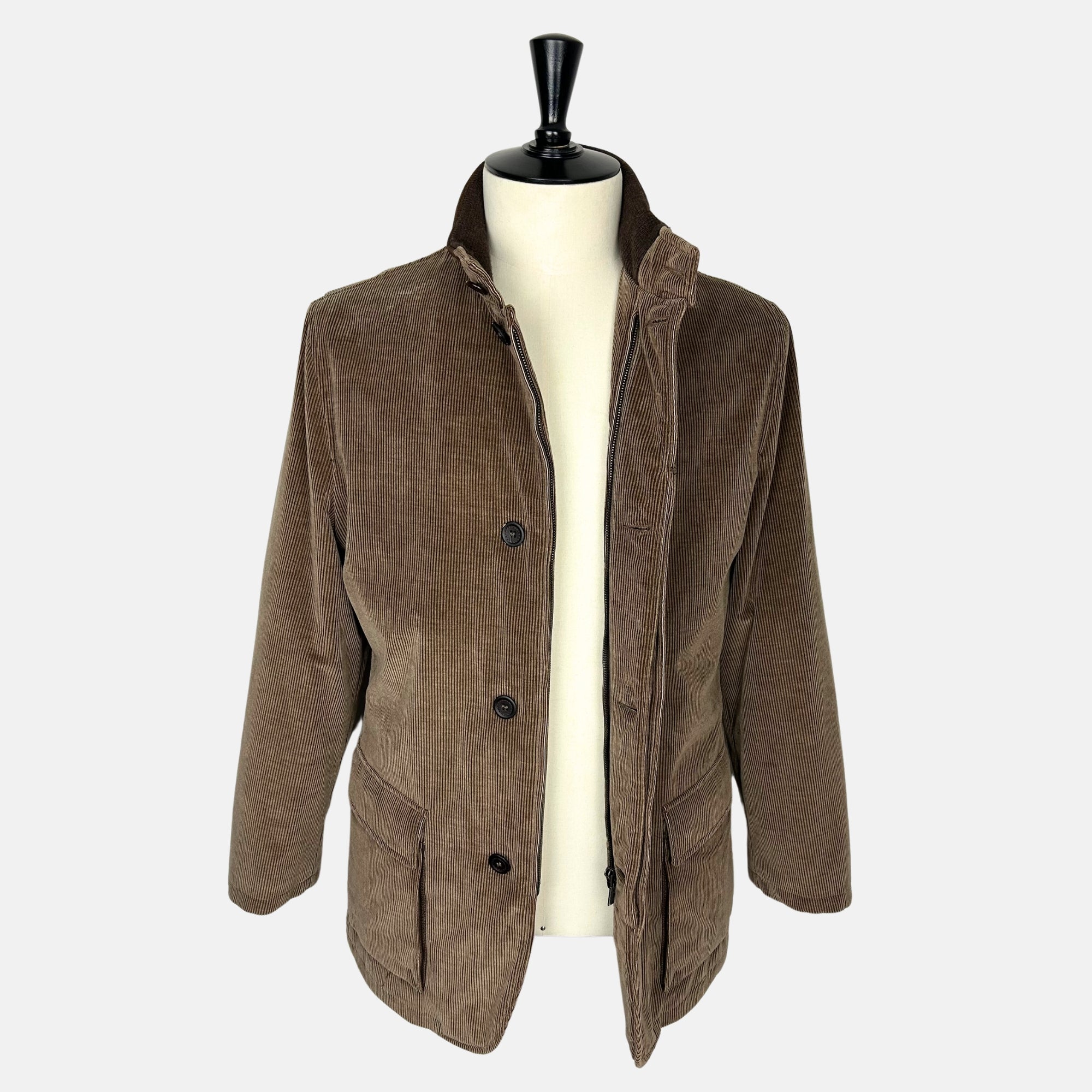 Brown Corduroy Jacket made of Cotton/Cashmere (EU 48)