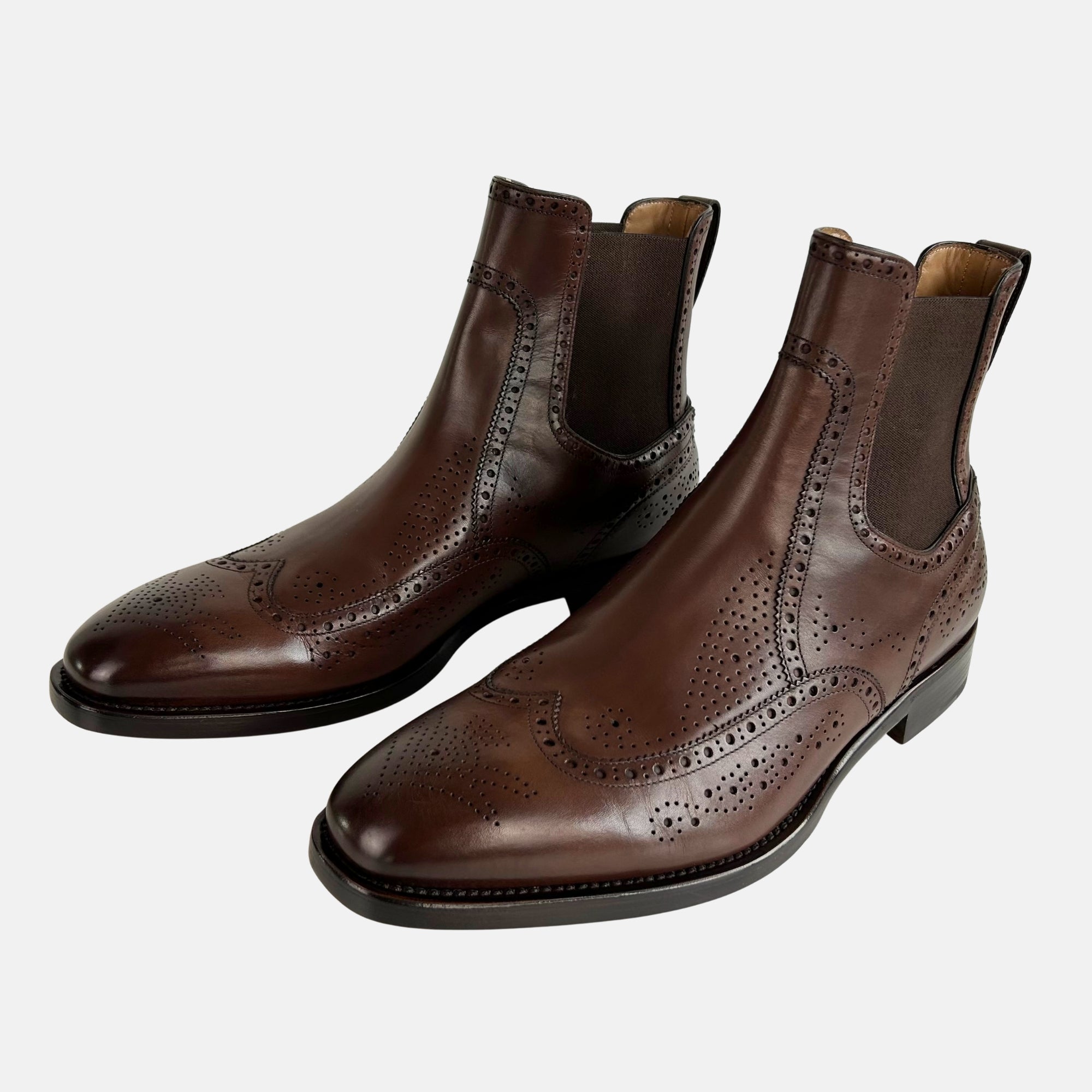 Brown Chelsea Boots made of Leather (EU 45.5)