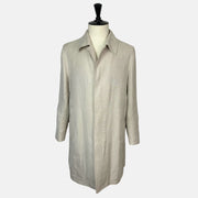 Ecru Coat made of Linen/Silk (EU 48)