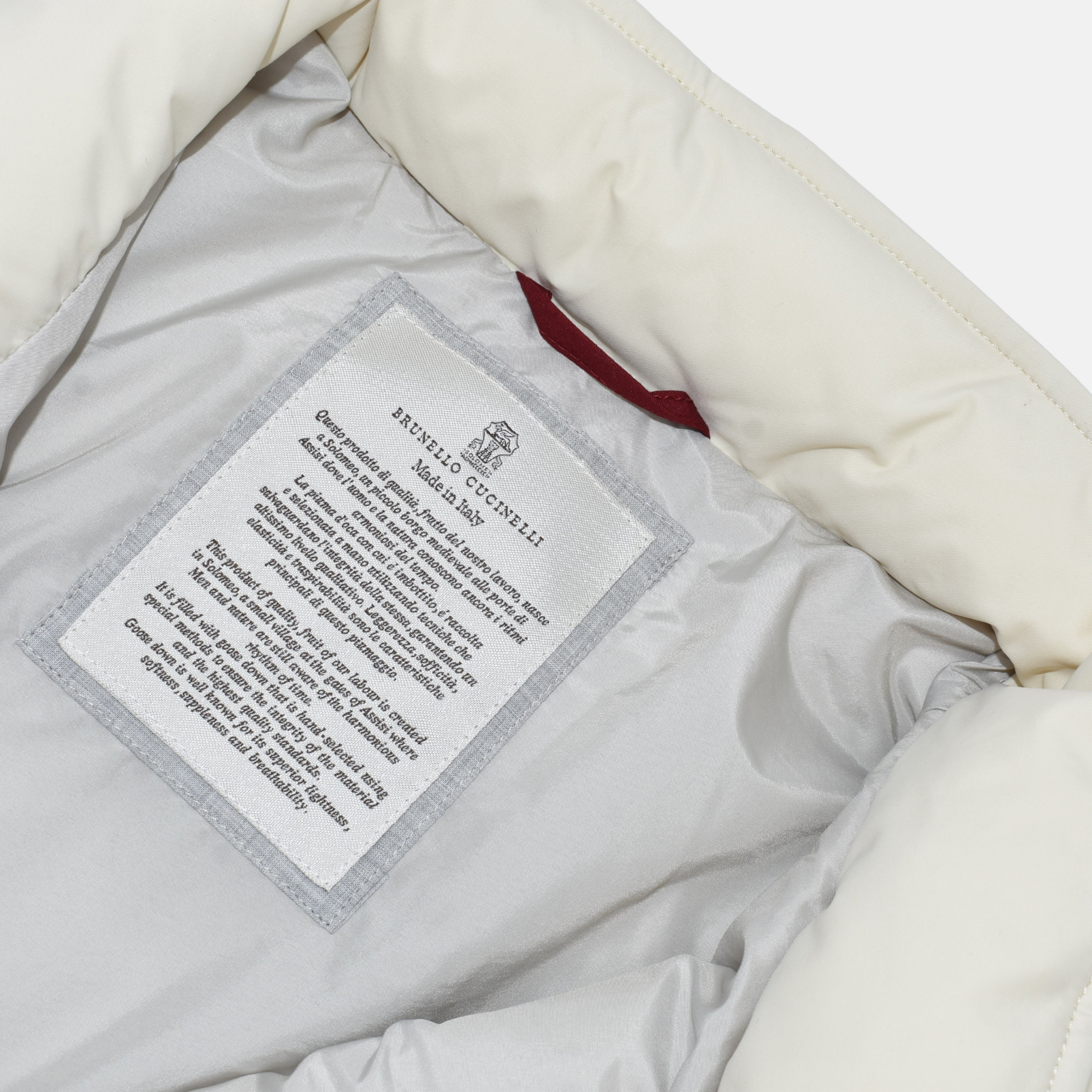 Ecru Down Vest (EU 52)