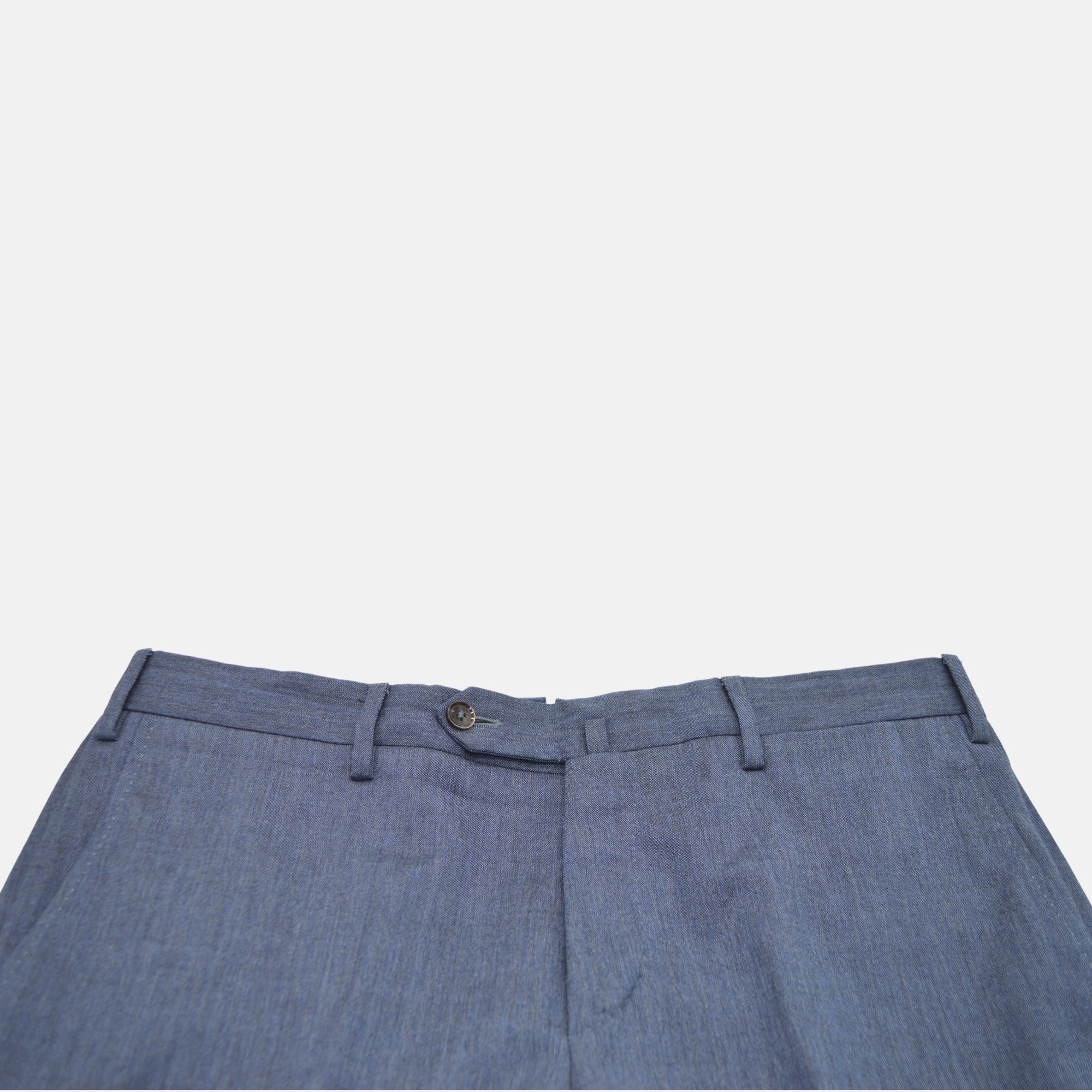 Blue Melange Trousers made of Virgin Wool (EU 50)