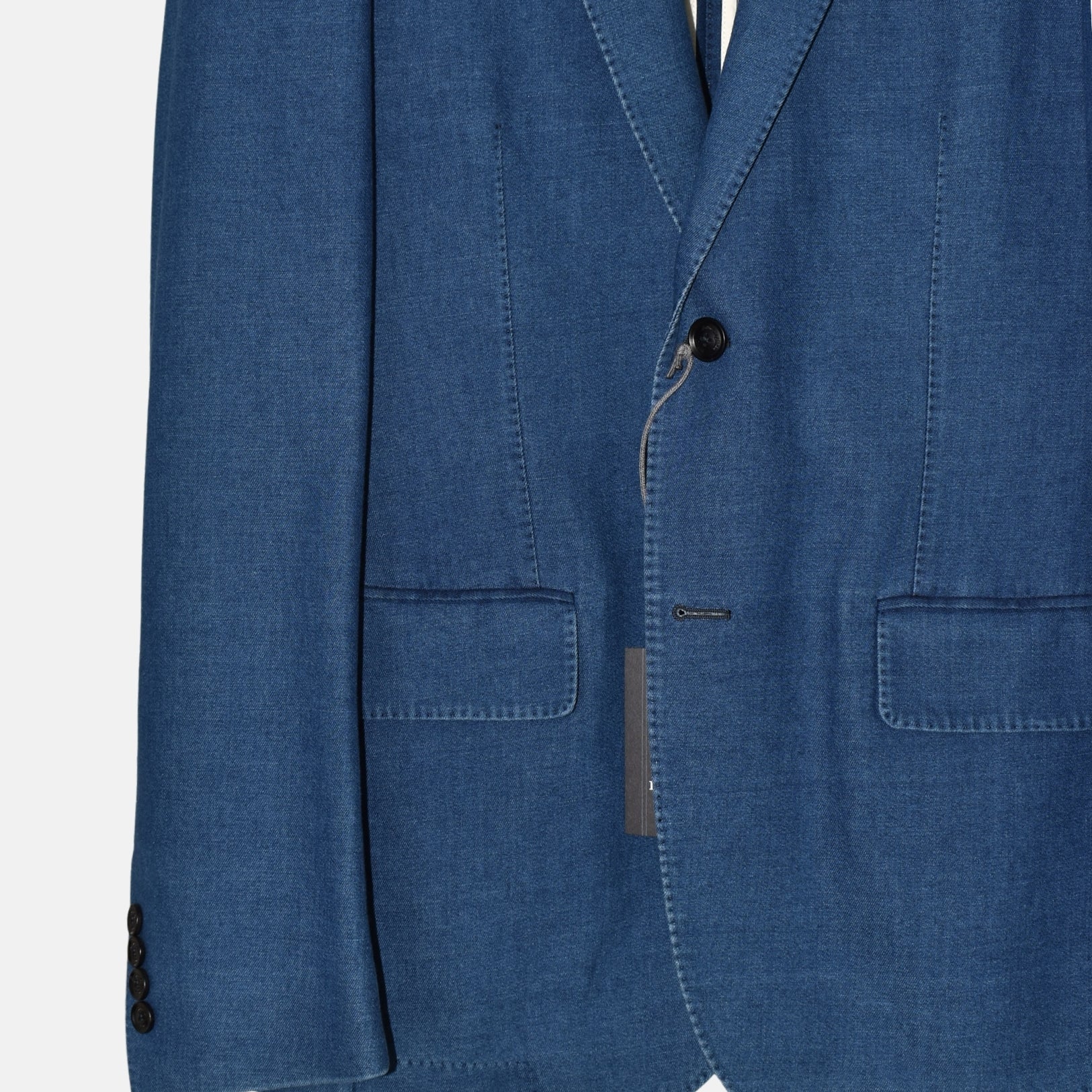 Blue Denim Blazer made of Cotton (EU 50)