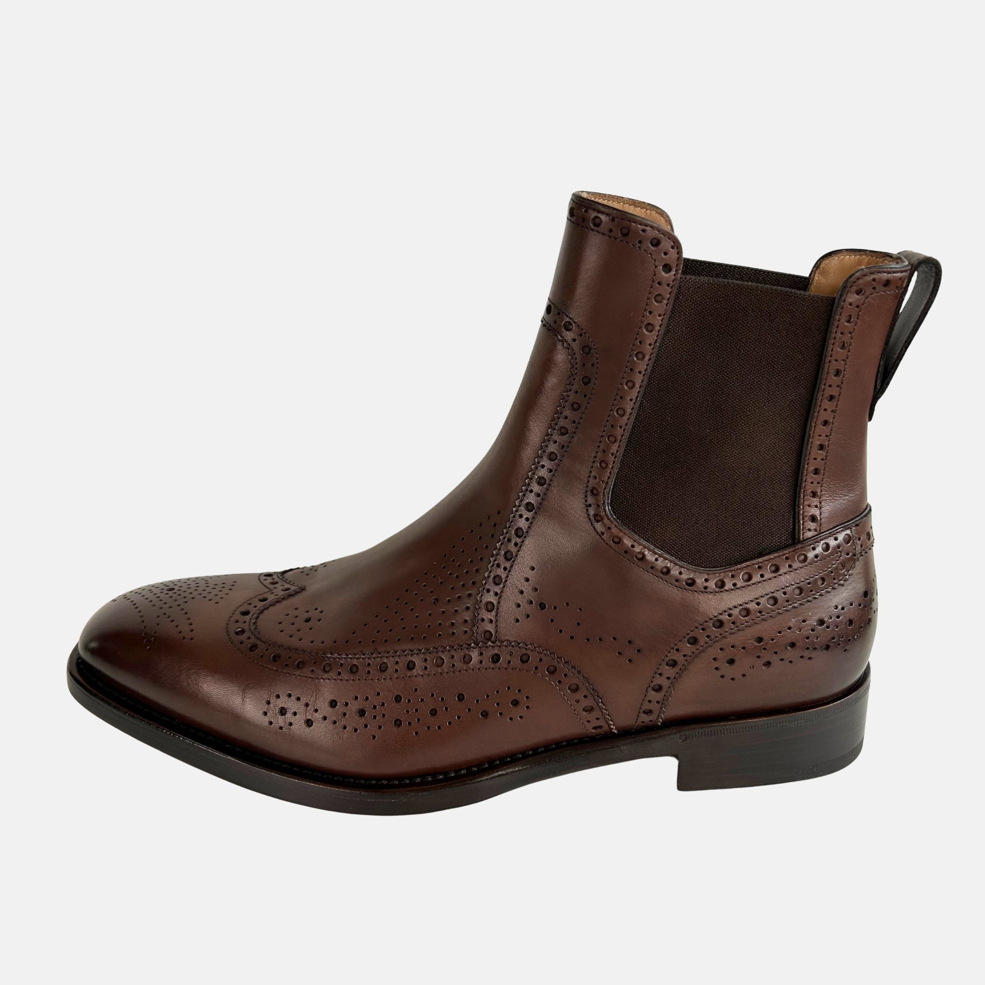Brown Chelsea Boots made of Leather (EU 45.5)
