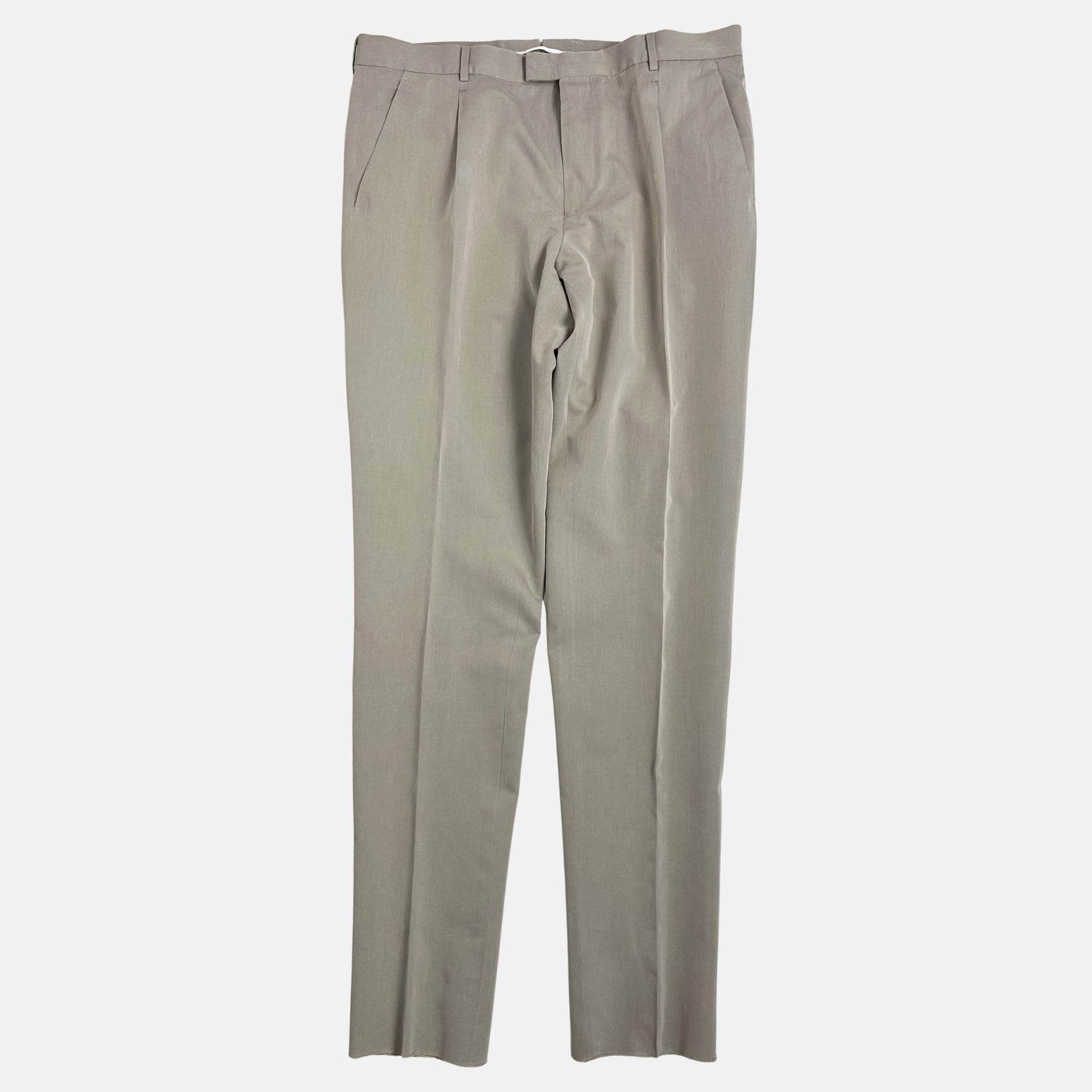 Ecru Suit made of Cotton/Silk (EU 50)