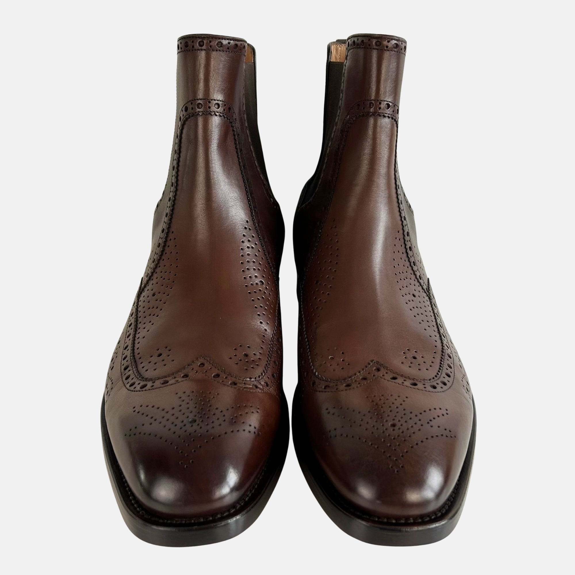 Brown Chelsea Boots made of Leather (EU 45.5)