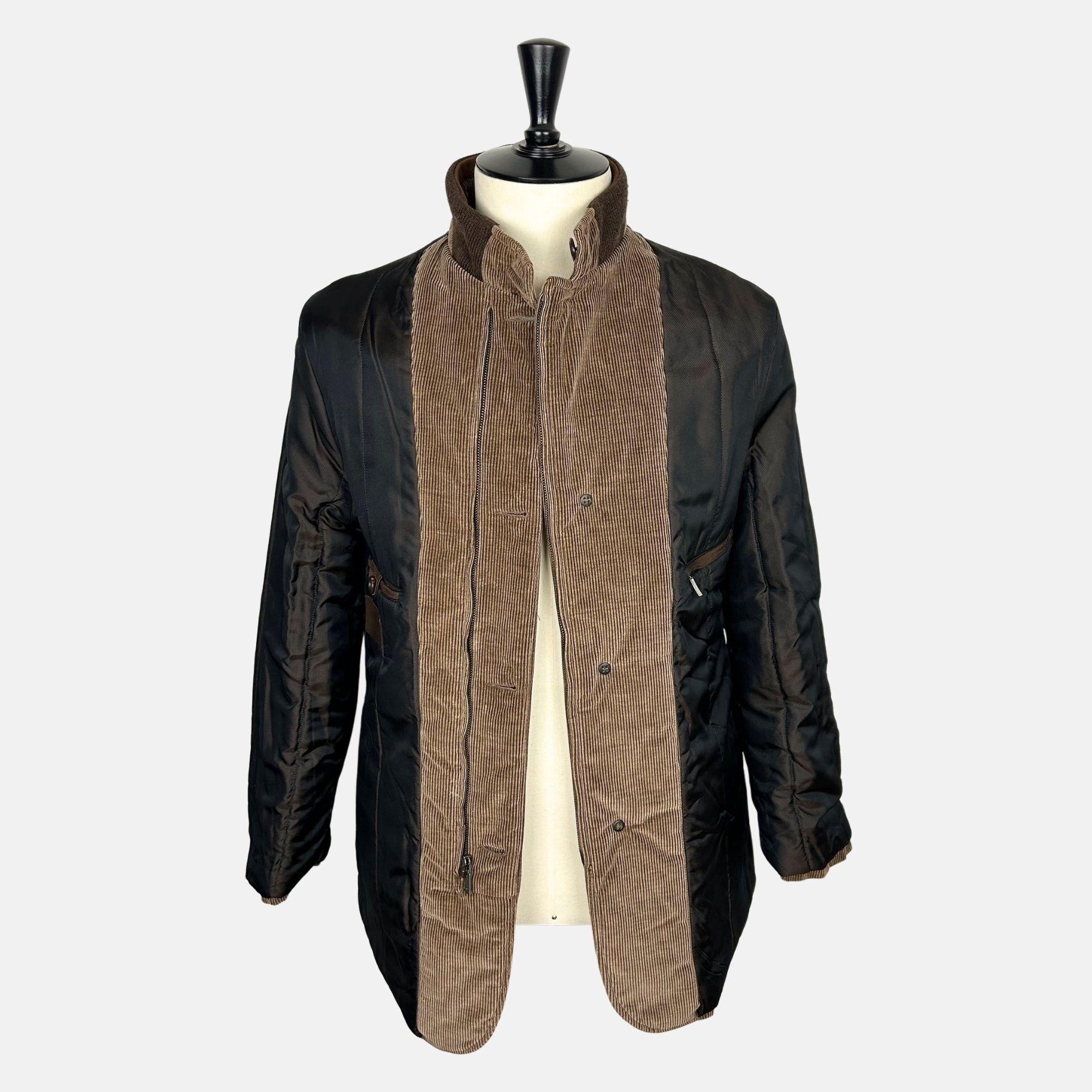 Brown Corduroy Jacket made of Cotton/Cashmere (EU 48)