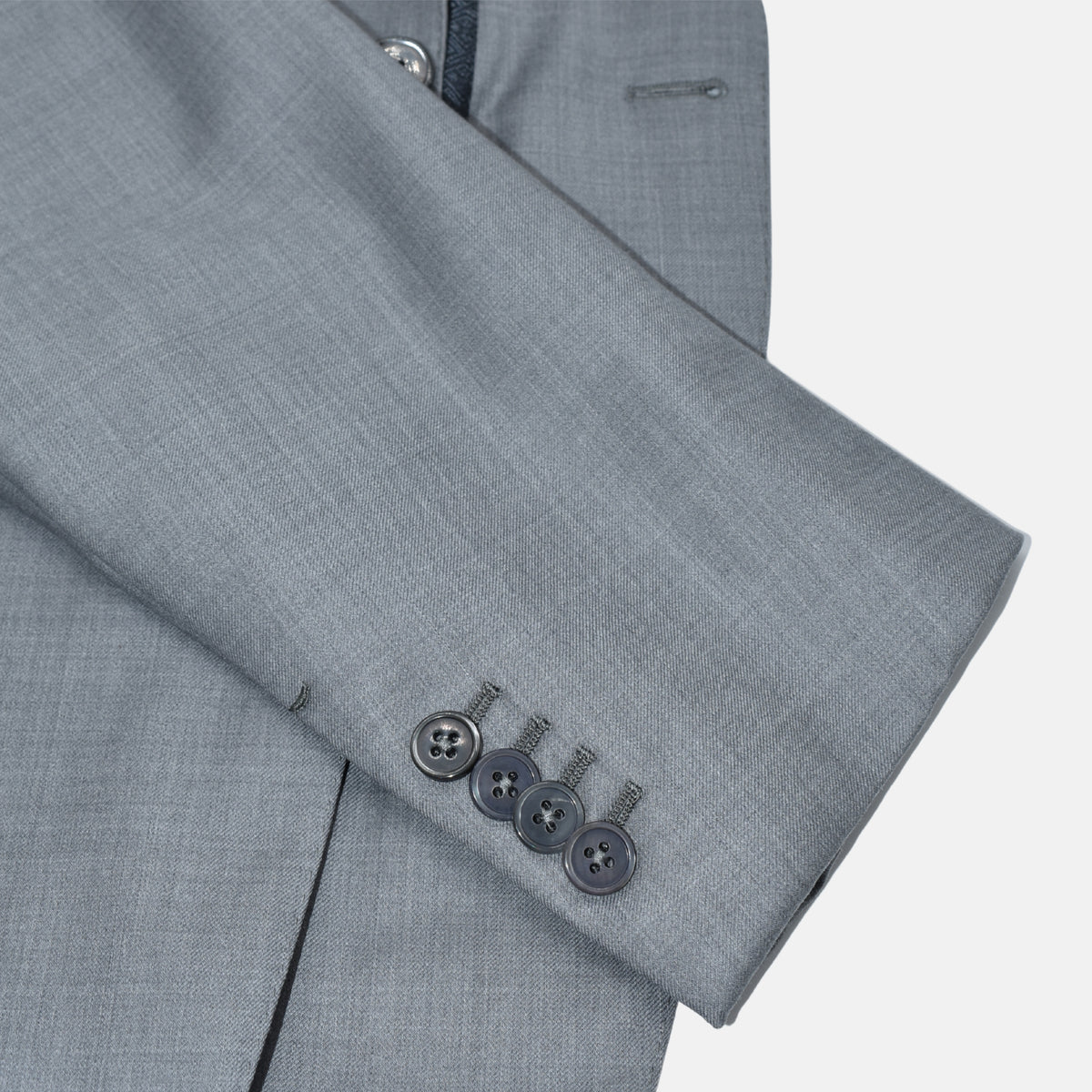 Light Gray Suit made of Wool (EU 48)