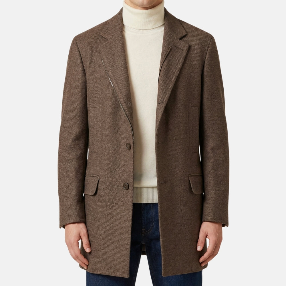 Brown Coat made of Wool/Cashmere (EU 52)