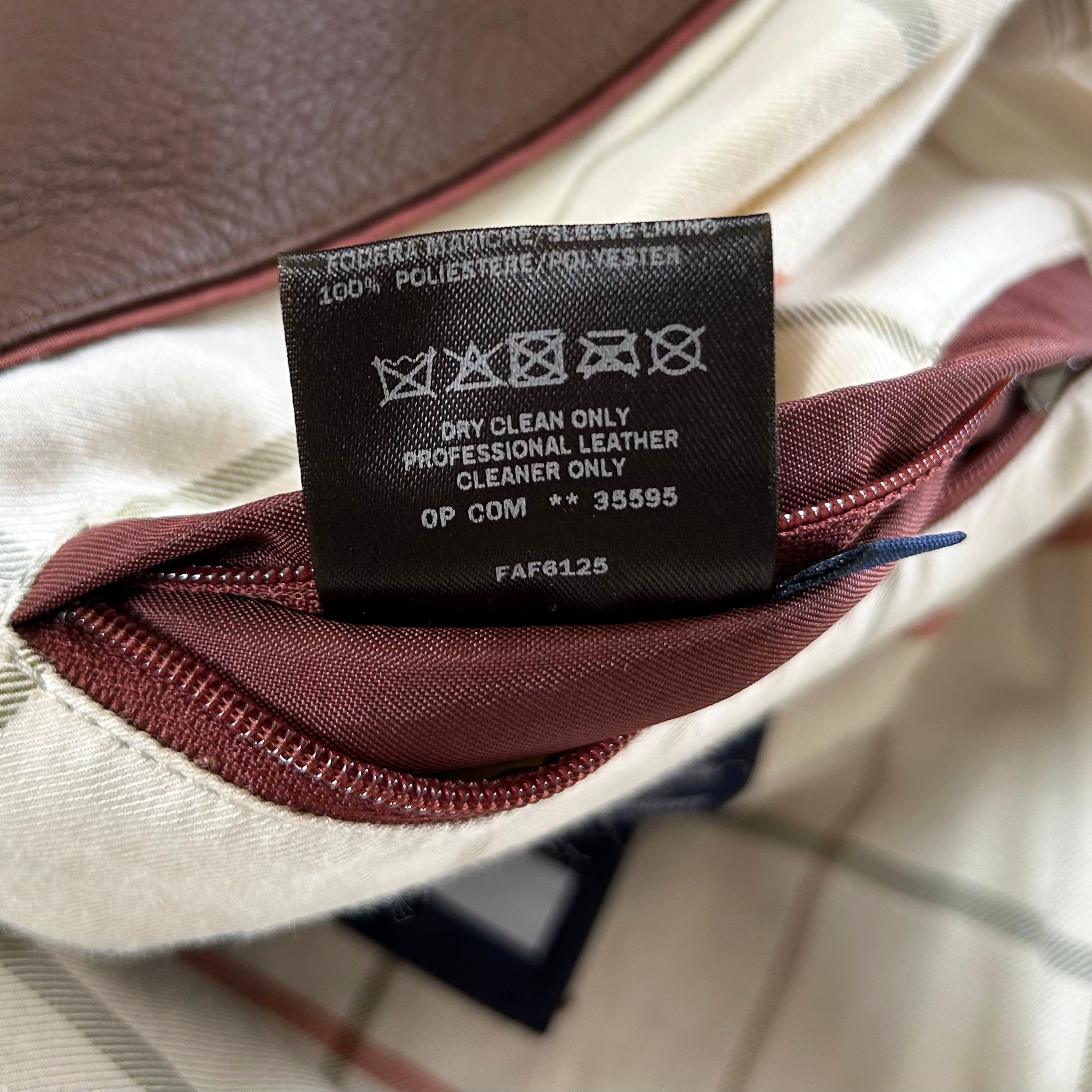 Brown Roadster Jacket made of Leather (XL)
