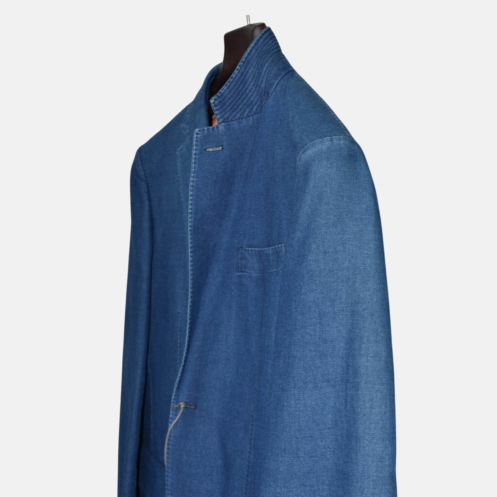 Blue Denim Blazer made of Cotton (EU 50)