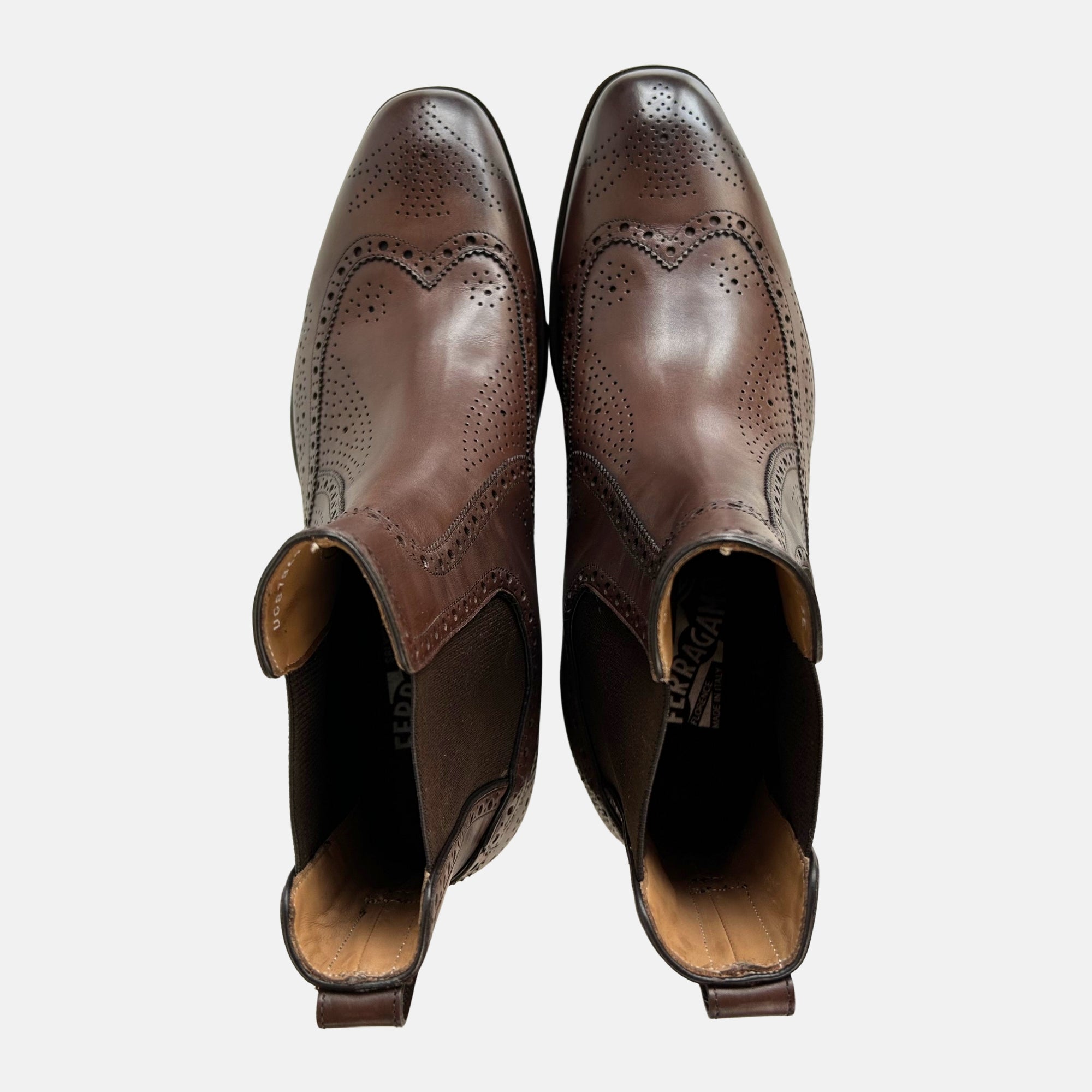 Brown Chelsea Boots made of Leather (EU 45.5)