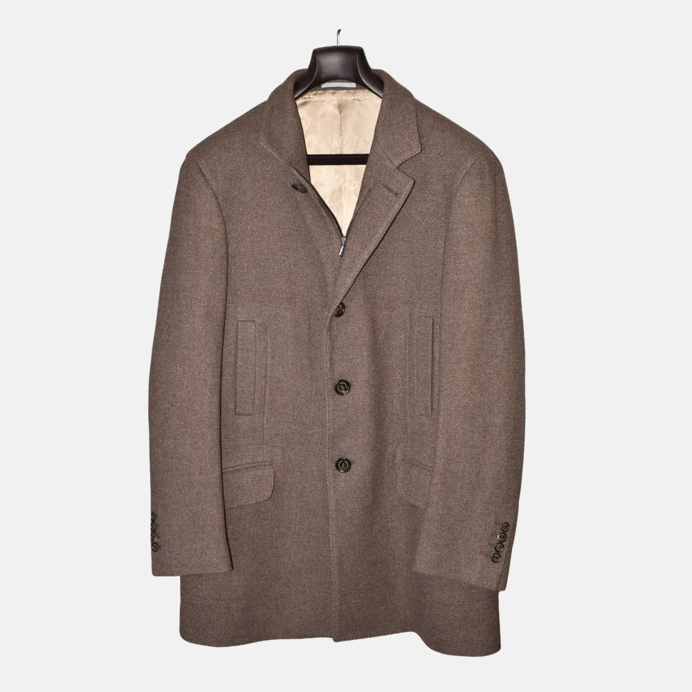 Brown Coat made of Wool/Cashmere (EU 52)