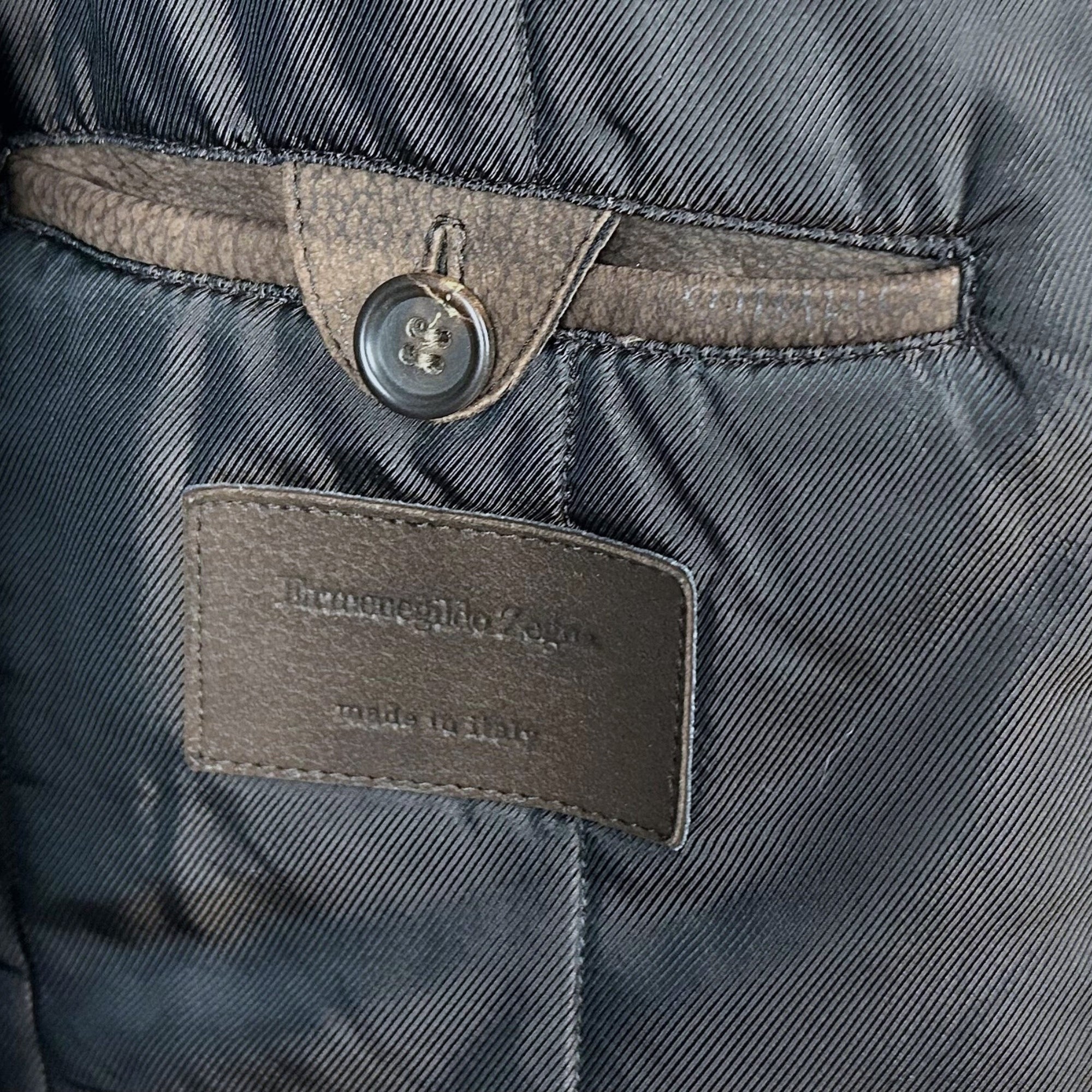 Brown Corduroy Jacket made of Cotton/Cashmere (EU 48)