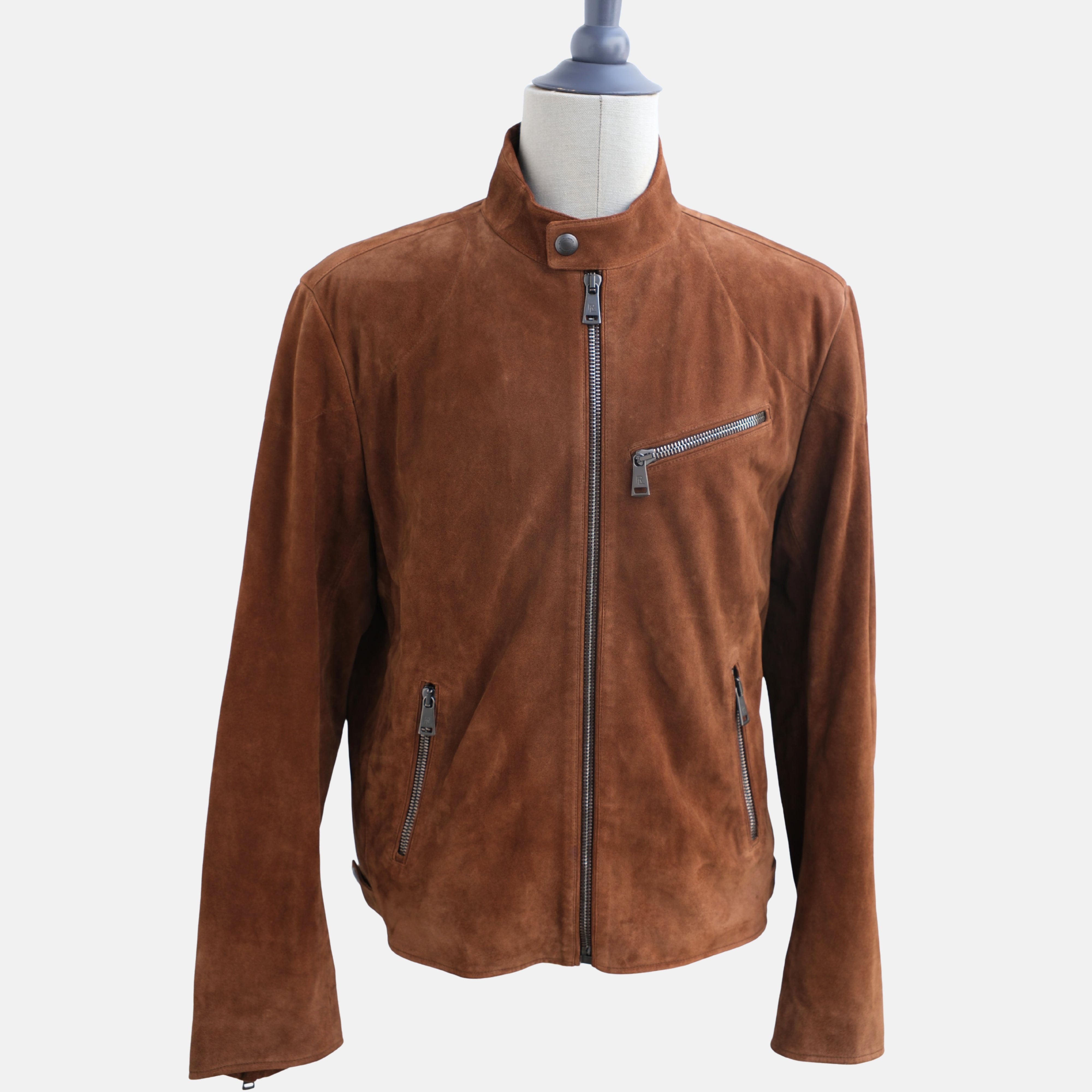 Brown Trucker Suede Jacket (L)