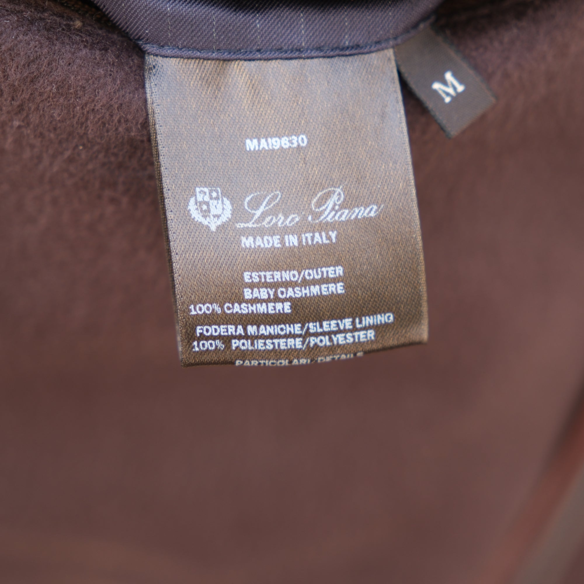 Brown Cashmere Blouson (M)