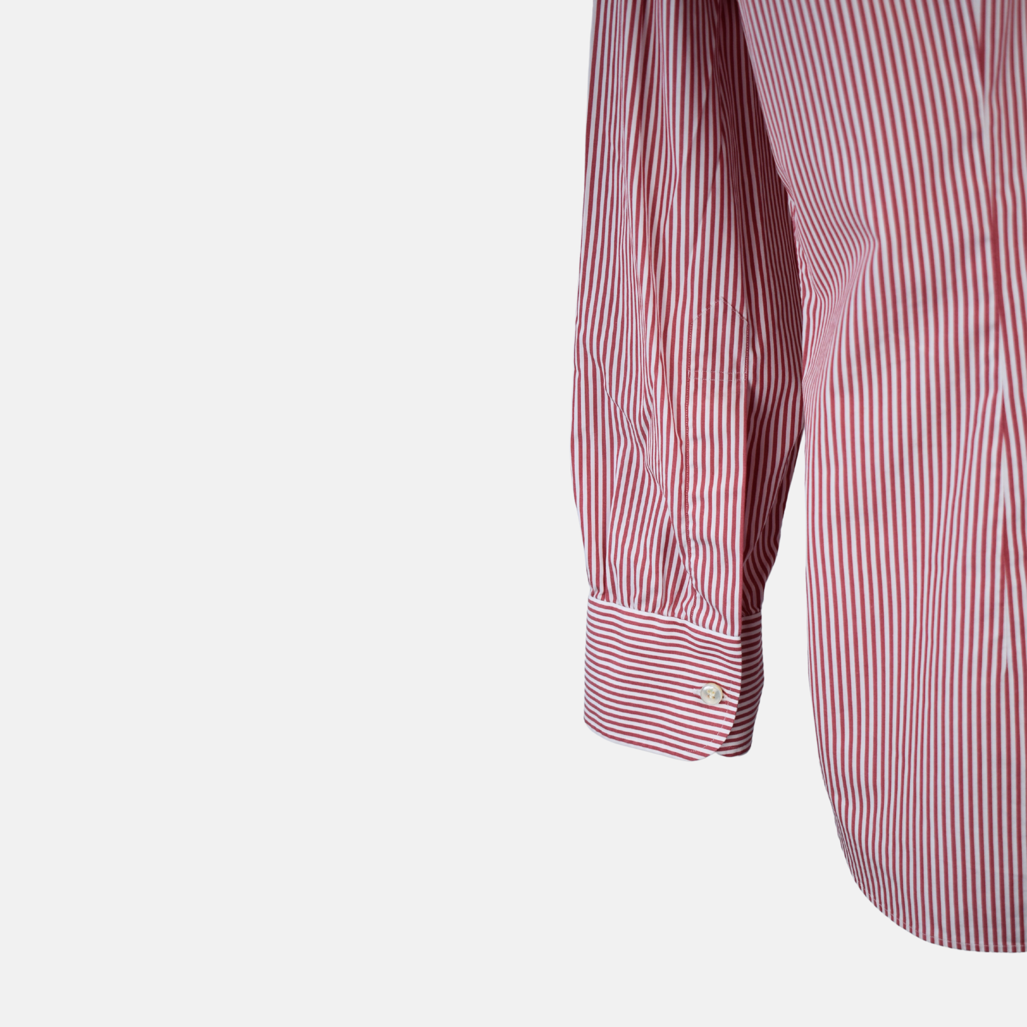 Red/White Striped Shirt made of Cotton (EU 41)