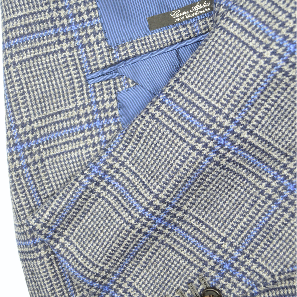 Blue/Grey Blazer made of Cashmere (EU 52)