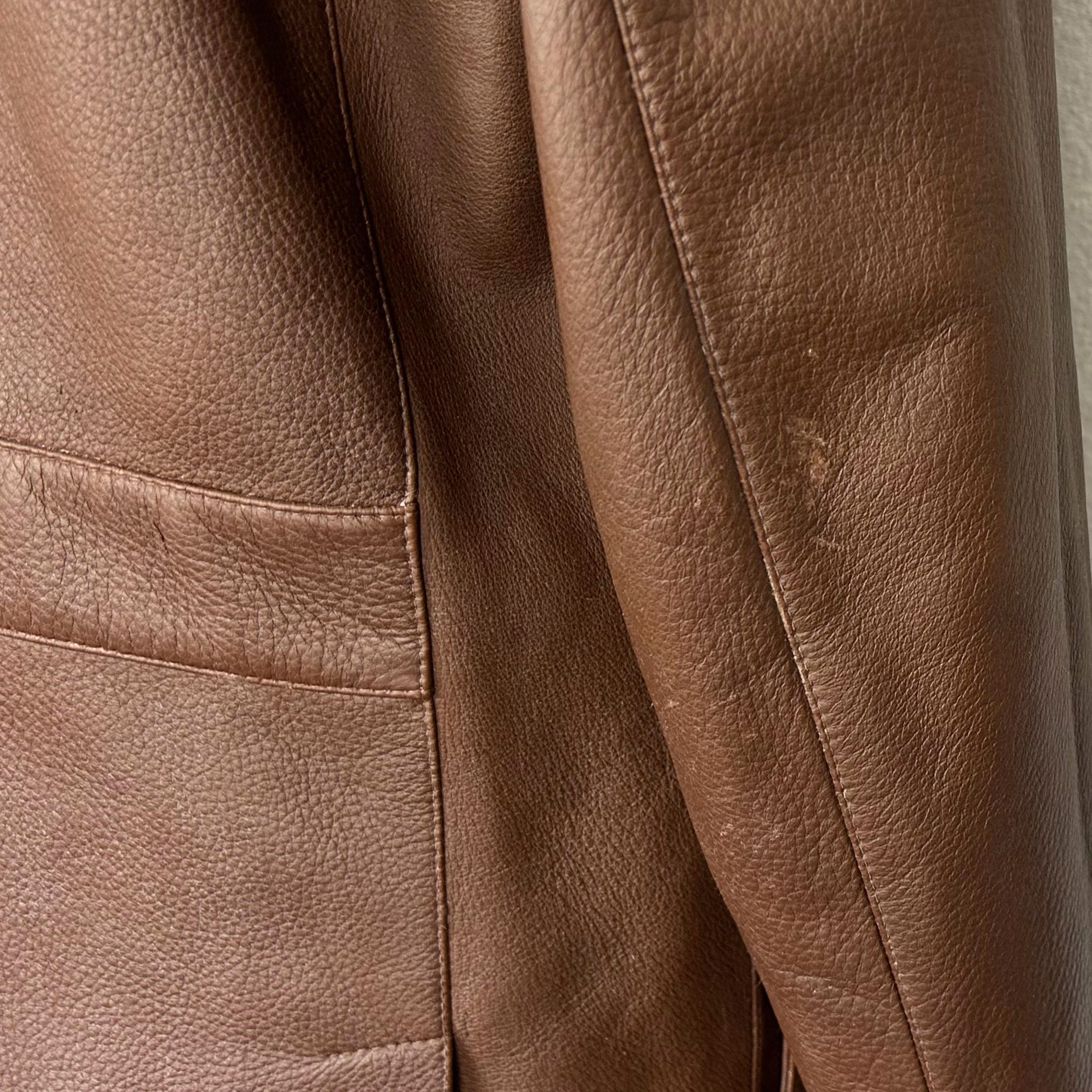 Brown Roadster Jacket made of Leather (XL)