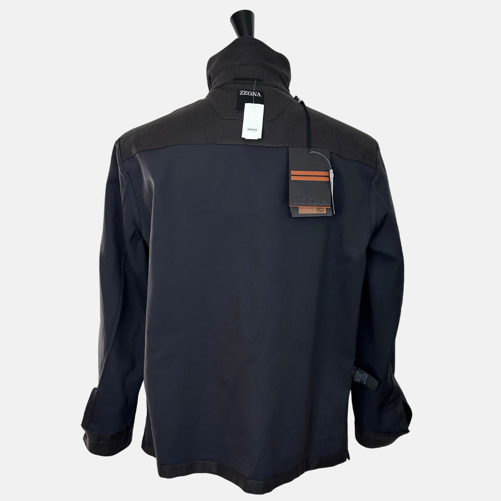 Brown Overshirt made of Linen (XL)