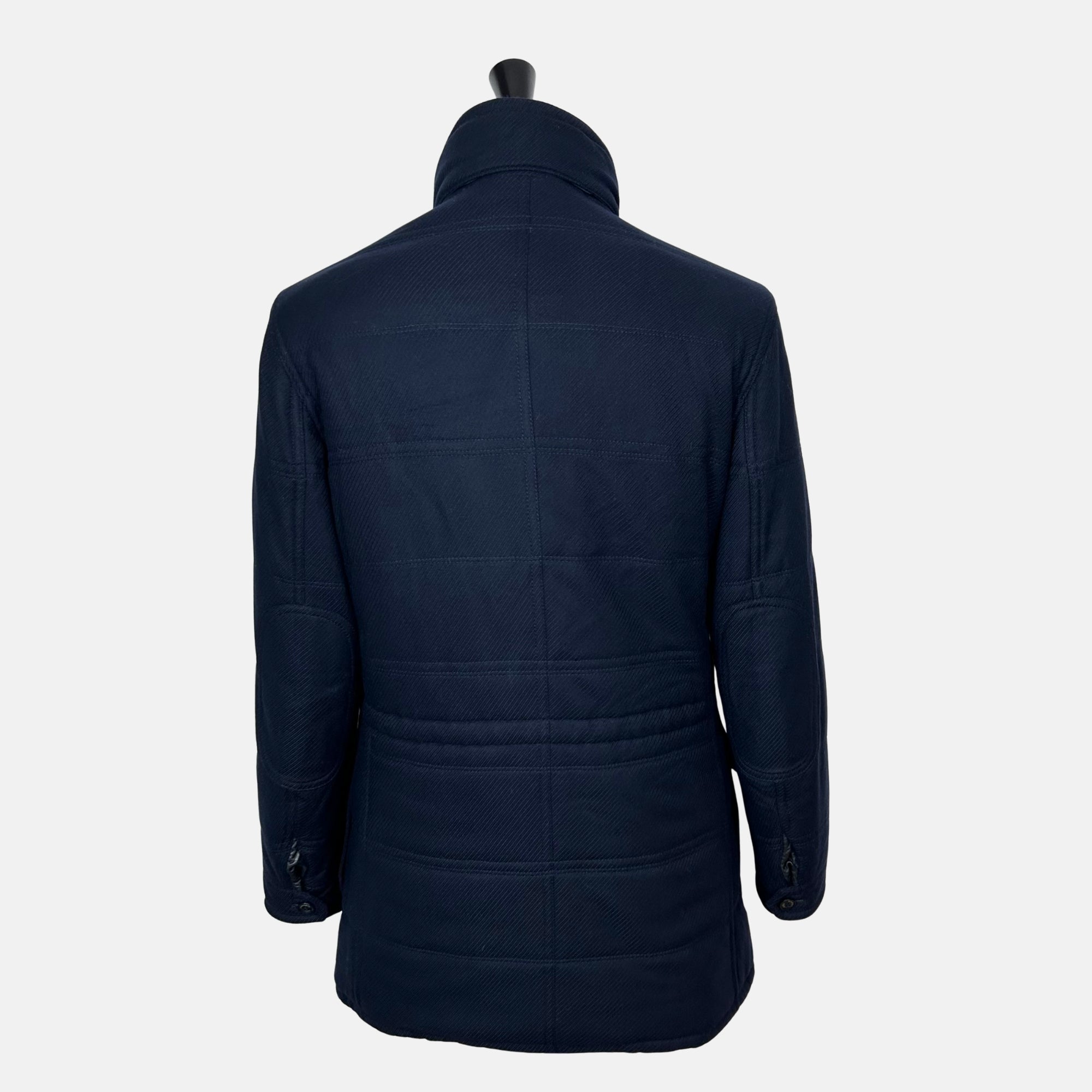 Navy  Parka made of Baby Cashmere (EU 50)