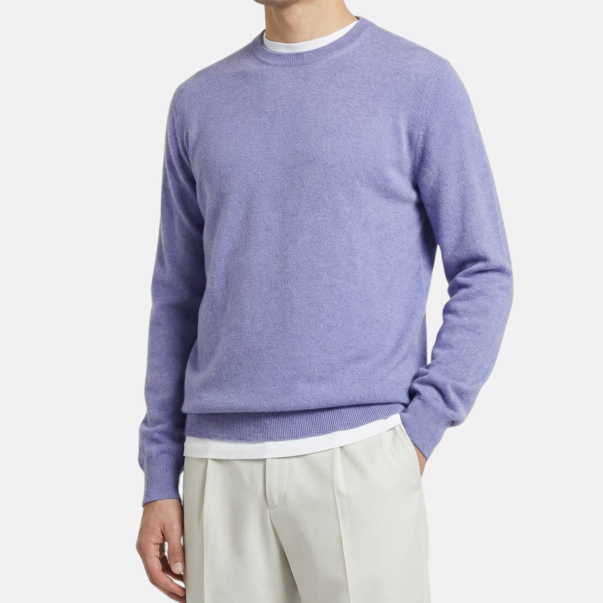 Light Purple Cashmere Sweater (EU 58)
