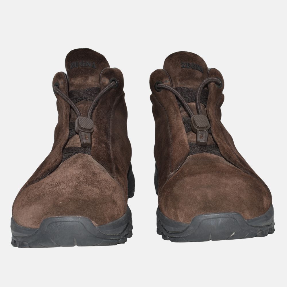 Brown Half Boots made of Suede (EU 44)