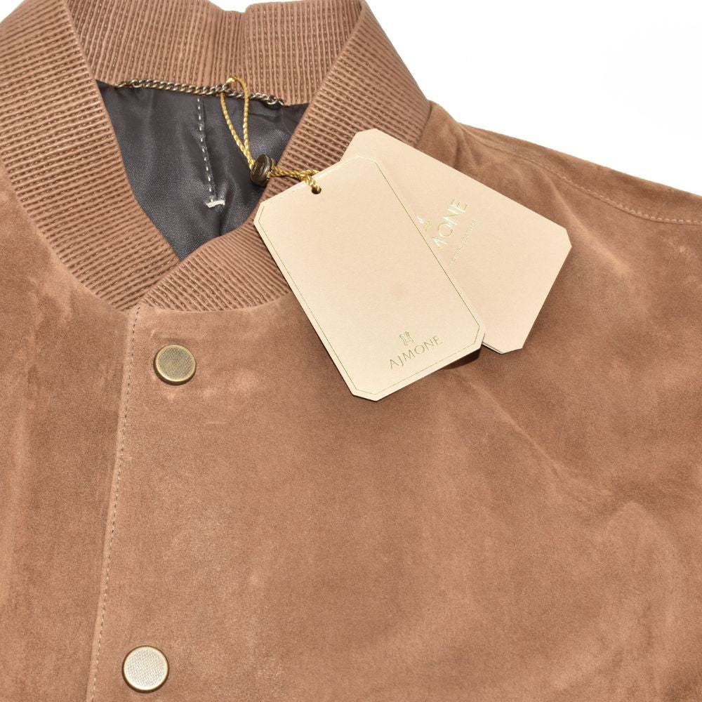 Brown Jacket made of Lamb Suede (EU 52)