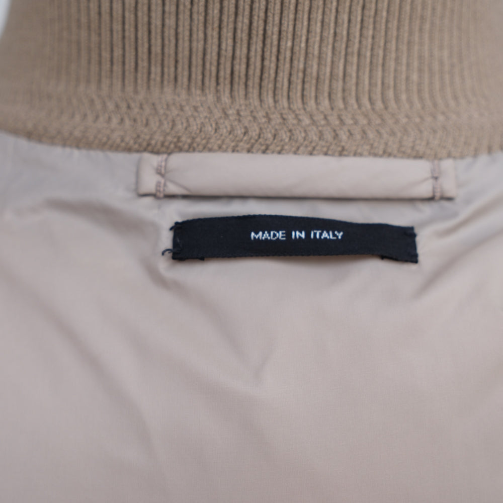 Beige Suede Down Vest (EU 48)